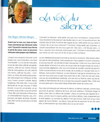 La voix du silence